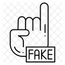 Speech Fake Fraud Icon