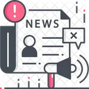 Fake Propaganda Fake News Newspaper Icon