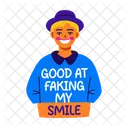 Fake Smile  Icon