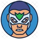 Falcon Warrior Superhero Icon
