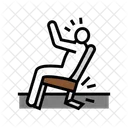 Fall Chair Man Icon