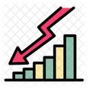 Fall Chart Statistics Infographic Icon