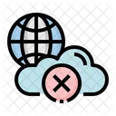 Fallo Error Computacion En La Nube Icono