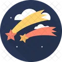 Falling Star Space Icon
