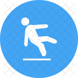 Falling Icon - Download in Glyph Style