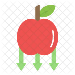 Falling Apple  Icon
