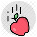 Falling Apple Fruit Edible Icon