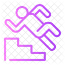 Falling Work Injury Accident Icon