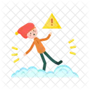 Falling Off Ice  Icon