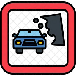 Falling Rocks  Icon