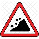Falling rocks  Icon