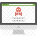 Unbekannt Virus Ransomware Symbol