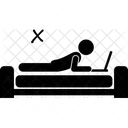 Liegend Korper Falsch Symbol
