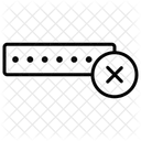Falsches Passwort Falsche PIN Sicherheitspasswort Symbol