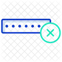 Falsches Passwort Falsche PIN Sicherheitspasswort Symbol