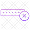 Falsches Passwort Falsche PIN Sicherheitspasswort Symbol