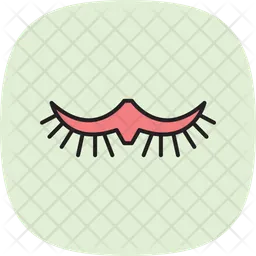 False eyelashes  Icon