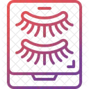 False eyelashes  Icon
