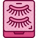 False eyelashes  Icon