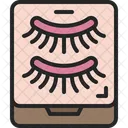 False eyelashes  Icon