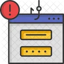 Falsificacao Erro De Login Senha De Login Ícone