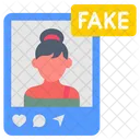 Influencer Falso Seguidores Falsos Perfiles Falsos Icono