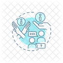 Falta De Necesidad Manejo De Objeciones Escucha Activa Icono