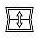 Faltbar Lagerung Komfort Symbol