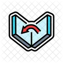 Faltbar Materialien Produkt Symbol