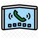 Faltbares Telefon Faltbar Tragbar Symbol