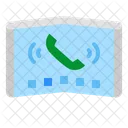 Faltbares Telefon Faltbar Tragbar Symbol