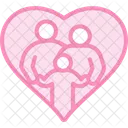 Familia Amor Juntos Icono