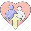 Familia Amor Juntos Icono
