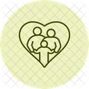 Familia Amor Juntos Icono