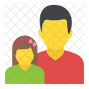 Familia Pai Filha Icon