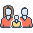 Familia Familiar Juntos Icono