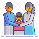 Familie Mann Frau Symbol