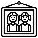 Familienfoto  Symbol