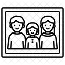 Familienfoto Symbol