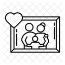 Familienfoto  Symbol