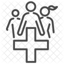 Familienkrankenversicherung  Symbol