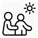 Familienpicknick  Symbol