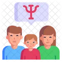 Familientherapie  Symbol