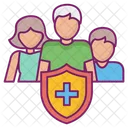 Familie Gute Gesundheit Schutz Icon