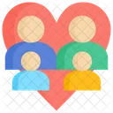 Family People Heart Icon