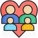 Family People Heart Icon