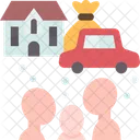 Family Asset House Icon