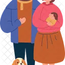 Family And Pet Generation Family Icon