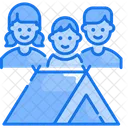 Family Camp Icon