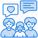 Family Gathe Ring Gathering Get Together Icon